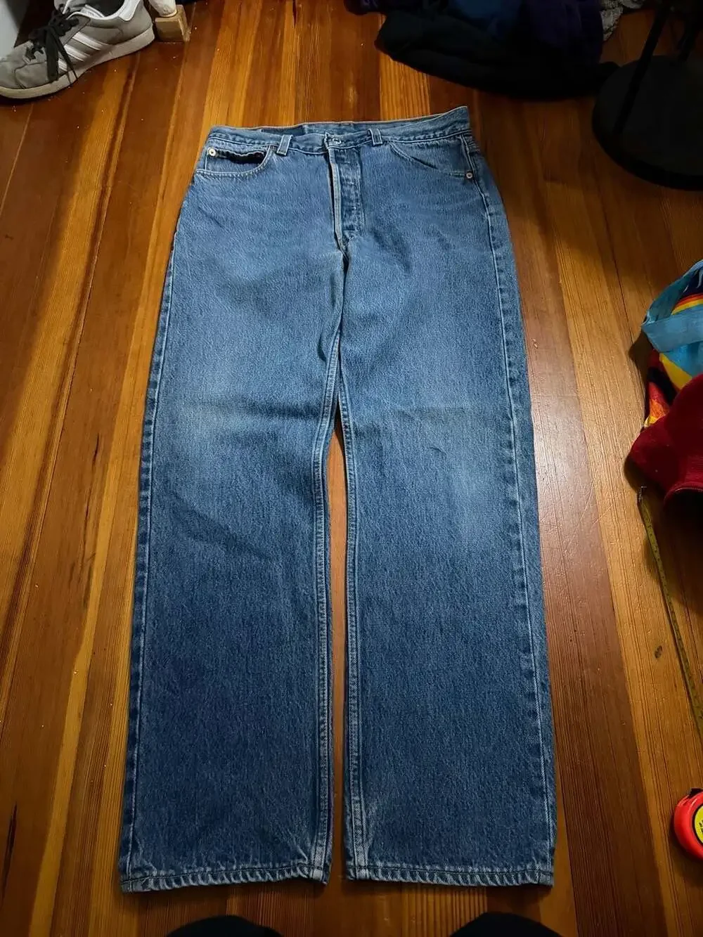Vintage Levi's 501 Original Fit Button Fly Jeans Men's 36x34 Made in USA
